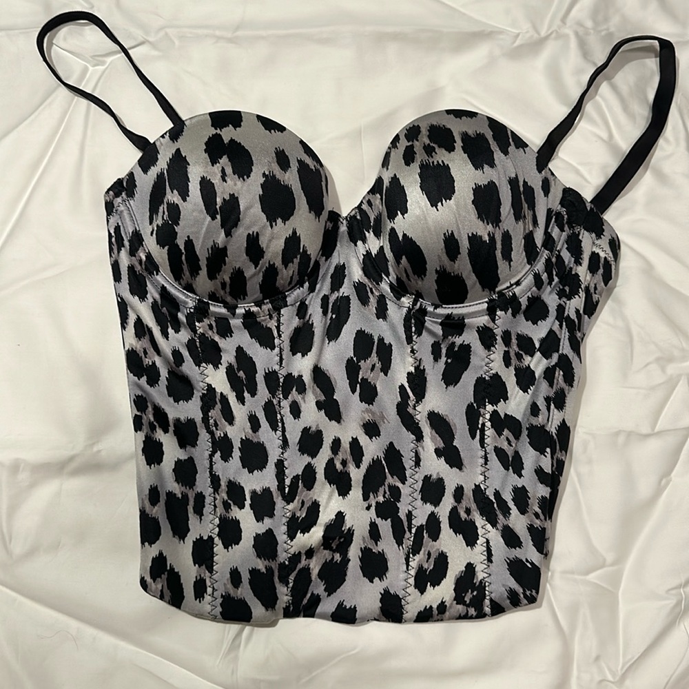 Victoria’s Secret leopard bustier